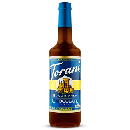 Torani Sugar Free Chocolate Syrup (750 mL) - CustomPaperCup.com Branded Restaurant Supplies