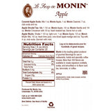 Monin Apple Syrup (750mL) - CustomPaperCup.com Branded Restaurant Supplies