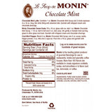 Monin Chocolate Mint Syrup (750mL) - CustomPaperCup.com Branded Restaurant Supplies